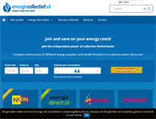 Tablet Screenshot of energiecollectief.nl